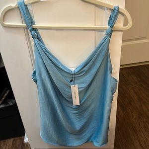 Naked Zebra Boutique Blouse- Sky blue